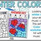 Winter Music Coloring Color by Note Winter Music Worksheets Treble Clef