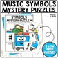 Music Symbols Mystery Puzzles Elementary Music Centers Sub Plans Activities