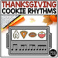 Thanksgiving Rhythm Cookies Elementary Music Centers Game Craft Composition