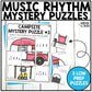 Quarter Rest Rhythm Mystery Puzzles Elementary Music Centers Sub Plans Activity
