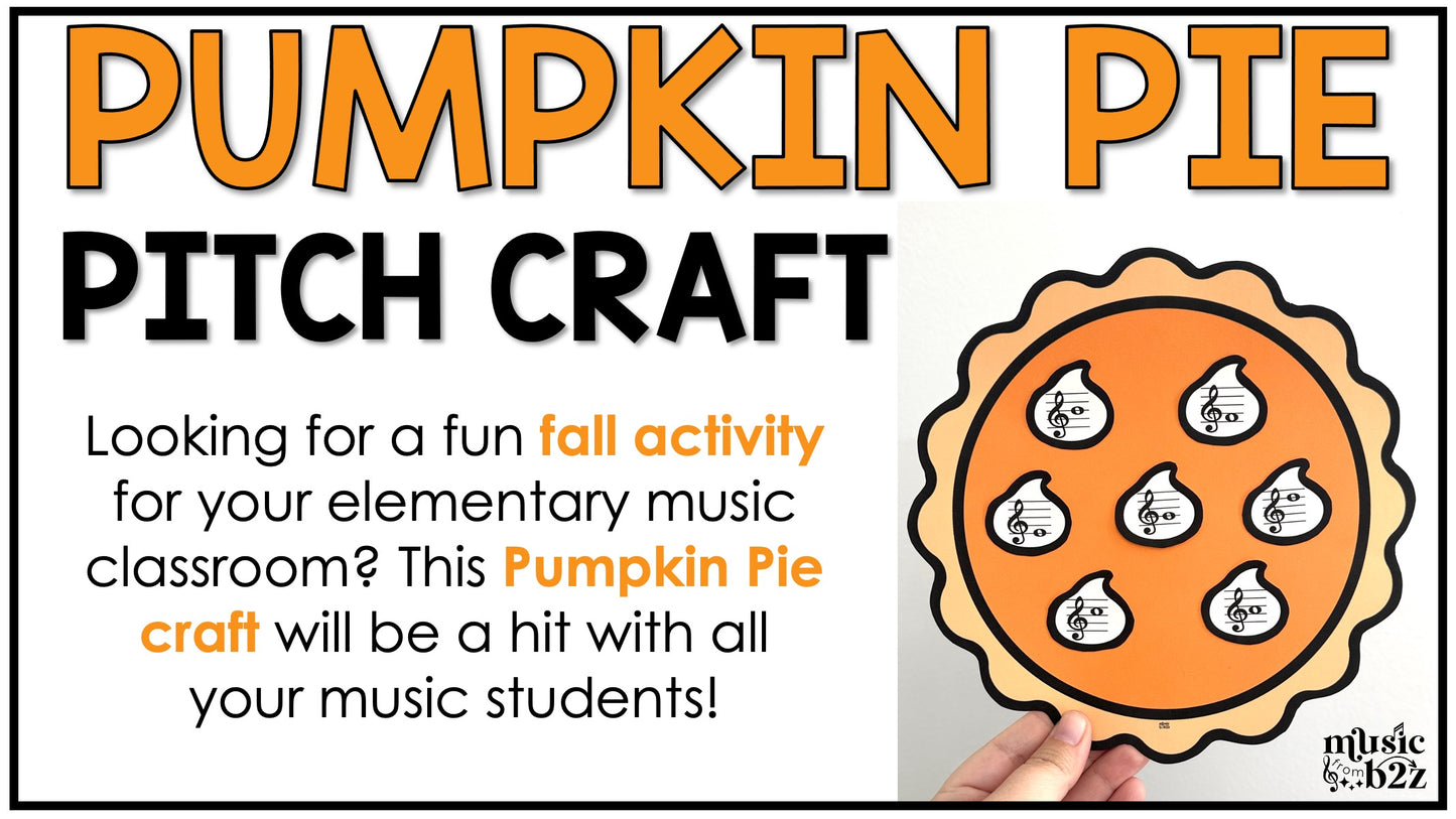 Thanksgiving Music Craft Treble Clef Bass Clef Music Centers Music Sub Plans