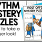 Eighth Sixteenth Note Rhythm Mystery Puzzles Elementary Music Centers Sub Plans