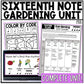 Sixteenth Notes Unit Elementary Music Lesson Activity Composition Worksheets