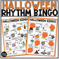 Halloween Music Bingo Game Activities for Quarter & Eighth Notes Centers