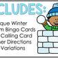 Winter Music Bingo Game Activities for Quarter & Eighth Notes Centers Sub Plans