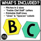 Treble Clef Bulletin Board Elementary Music Classroom Decor Lines & Spaces