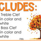 Fall Music Lines and Spaces Treble Clef Worksheets Fall Music Activities