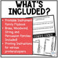 Musical Instrument Families of the Orchestra Review - Music Flipbook Activity