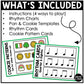 St. Patrick's Day Rhythm Cookies Elementary Music Centers Game Craft Composition