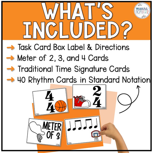 March Music Madness | Meter Music Sorting Activity | Time Signature Centers