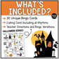 Halloween Music Bingo Game Activities for Quarter & Eighth Notes Centers