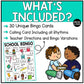 Back to School Music Bingo First Week Game Activities for Quarter & Eighth Notes