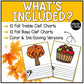 Fall Music Lines and Spaces Treble Clef Worksheets Fall Music Activities