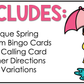 Spring Music Bingo Game Activities for Quarter & Eighth Notes Centers Rhythm