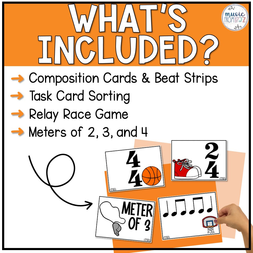 March Music Madness | Music Meter Activities BUNDLE | Time Signature Activity