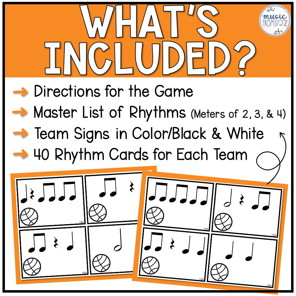 March Music Madness | Meter Music Game Relay Race | Time Signature Activity