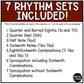 Thanksgiving Rhythm Write the Room Elementary Music Game & Scavenger Hunt