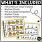 Fall Rhythm Cookies Elementary Music Centers Game Craft Composition
