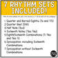 Fall Rhythm Write the Room Elementary Music Game & Scavenger Hunt for Autumn