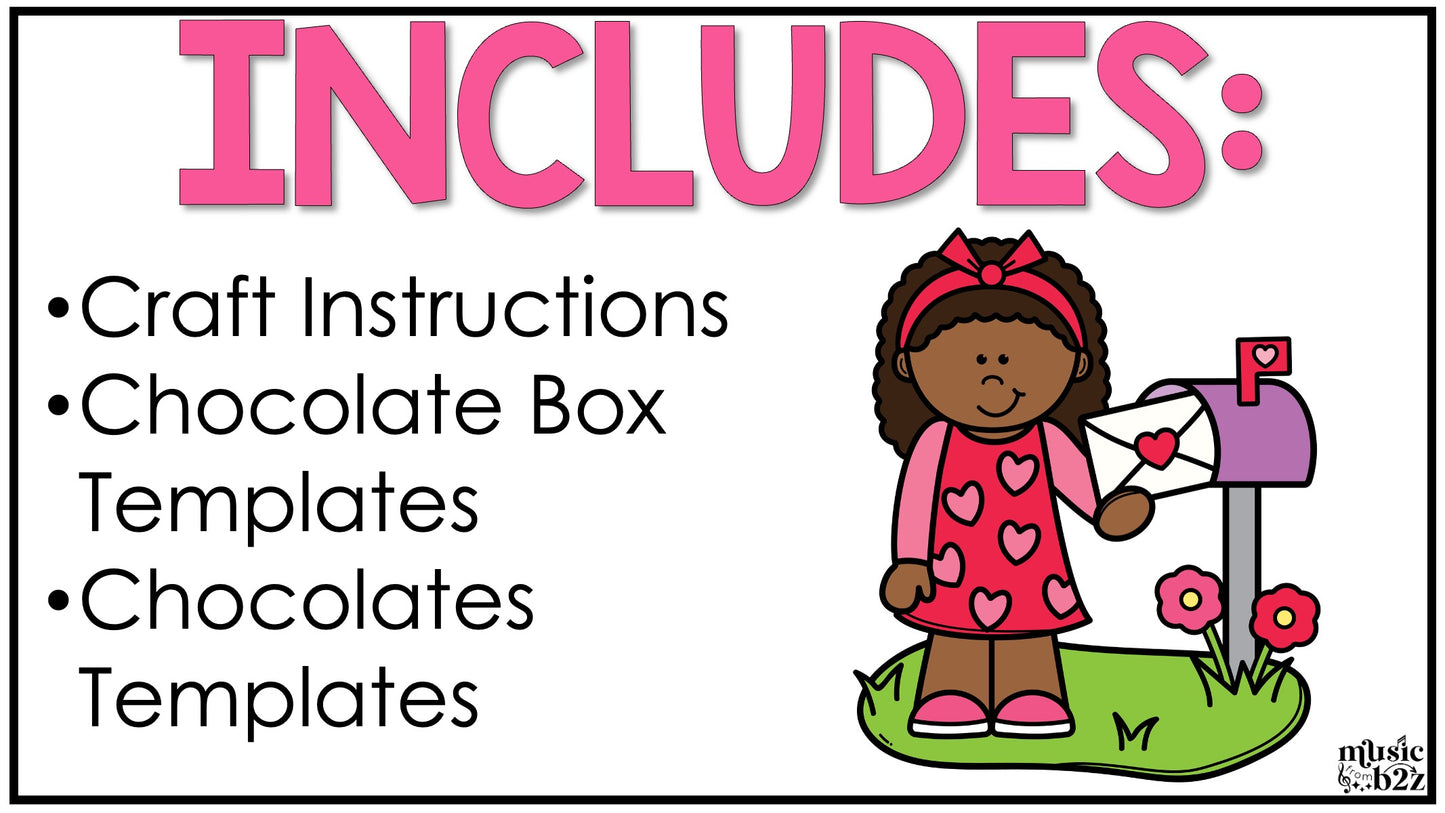 Valentines Day Music Rhythm Craft Elementary Music Centers Activities Sub Plans