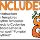 Fall Music Rhythm Craft Fall Music Activities Pumpkin Craft Elementary Music