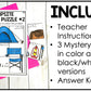 Quarter Rest Rhythm Mystery Puzzles Elementary Music Centers Sub Plans Activity