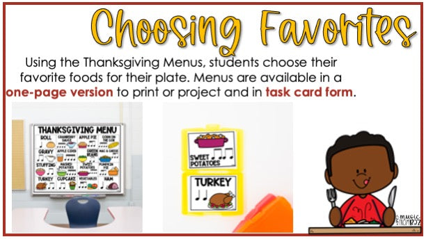 Thanksgiving Music Activity - Rhythm Lesson & Craft - Elementary Music Plan