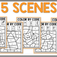 Halloween Music Coloring BUNDLE Color by Note Halloween Music Worksheets