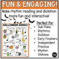 Halloween Music Bingo Game Activities for Quarter & Eighth Notes Centers