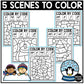 Winter Music Coloring Color by Note Winter Music Worksheets Dynamics