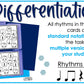 Winter Music Task Cards - Music Rhythm Worksheet - January Music Lesson