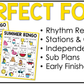 Summer Music Bingo Game Rhythm Bingo Game for Quarter & Eighth Notes Centers
