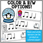Winter Music Activities - Write the Room - Music Rhythm Worksheet - Music Lesson