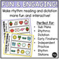 Seasonal Rhythm Cookies BUNDLE Elementary Music Centers Game Craft Composition