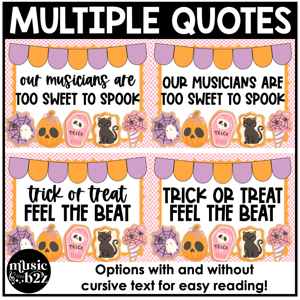 Halloween Music Bulletin Board Halloween Elementary Music Decor