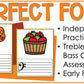 Fall Music Lines and Spaces Treble Clef Worksheets Fall Music Activities