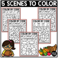 Thanksgiving Music Coloring Color by Note Thanksgiving Music Worksheets Dynamics