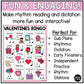 Valentines Day Music Bingo Game Activities for Quarter & Eighth Notes Centers