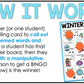 Winter Music Bingo Game Activities for Quarter & Eighth Notes Centers Sub Plans