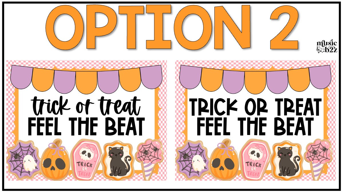 Halloween Music Bulletin Board Halloween Elementary Music Decor