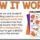 Halloween Music Bingo Game Activities for Quarter & Eighth Notes Centers