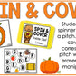 Fall Music Treble Clef Task Cards Treble Clef Notes Fall Music Activities