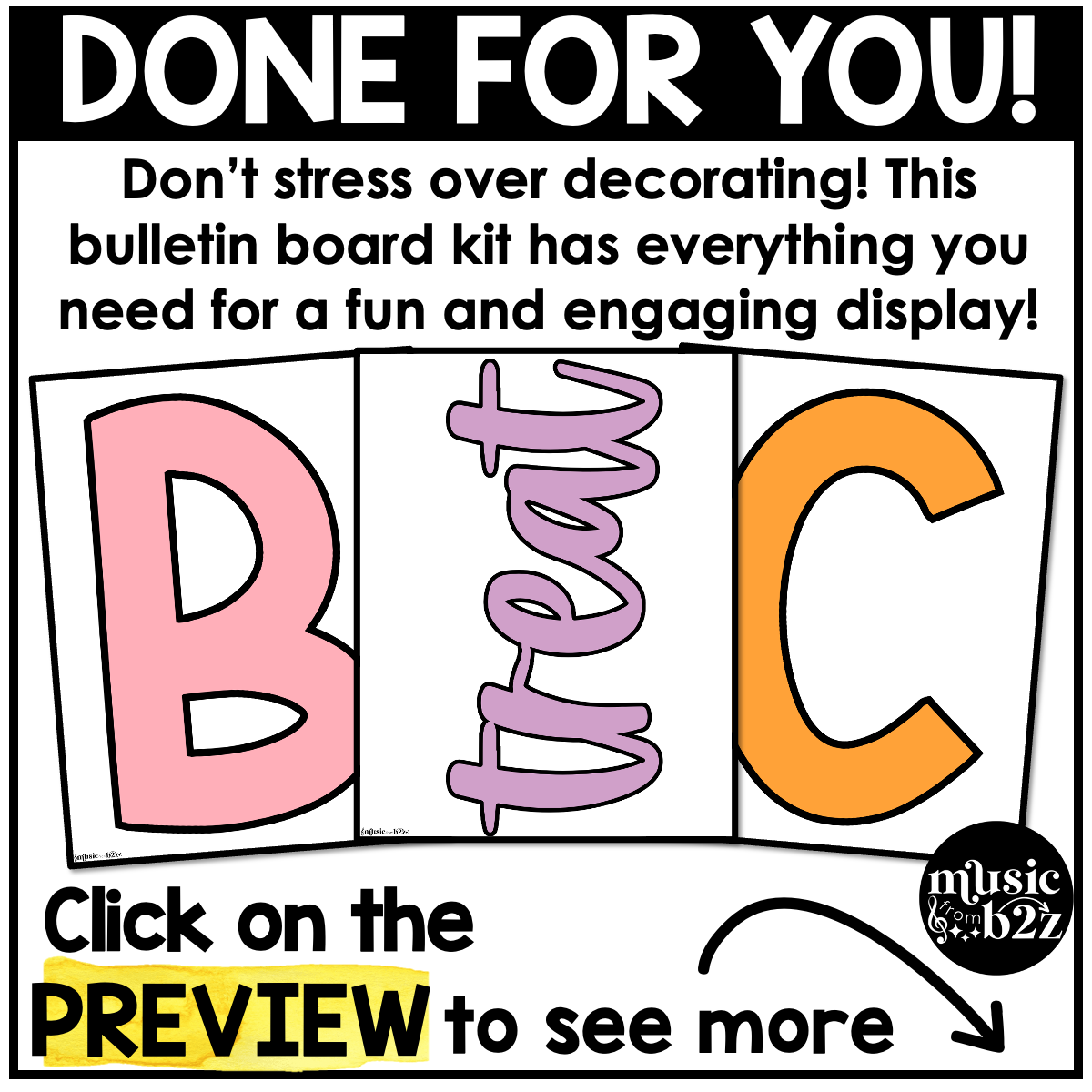 Halloween Music Bulletin Board Halloween Elementary Music Decor