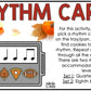 Thanksgiving Rhythm Cookies Elementary Music Centers Game Craft Composition
