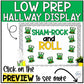 St. Patricks Day Music Craft - March Music Rhythm Lesson - Bulletin Board Kit