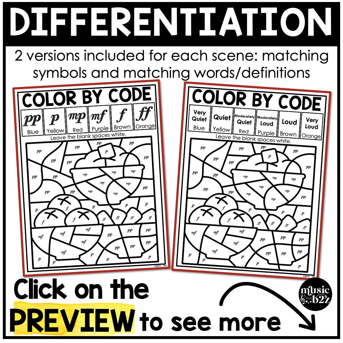 Thanksgiving Music Coloring Color by Note Thanksgiving Music Worksheets Dynamics