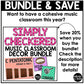 Ukulele Chord Chart Posters Elementary Music Classroom Decor