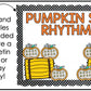 Fall Music Rhythm Craft Fall Music Activities Pumpkin Craft Elementary Music