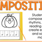Fall Rhythm Worksheet Elementary Music Composition Centers & Activity for Autumn