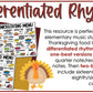 Thanksgiving Music Activity - Rhythm Lesson & Craft - Elementary Music Plan
